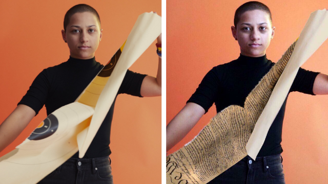 No, Emma Gonzalez did not tear up a photo of the Constitution