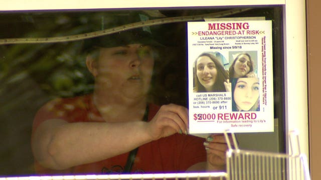 Volunteers searching for missing Bonney Lake teen post fliers in Thurston County