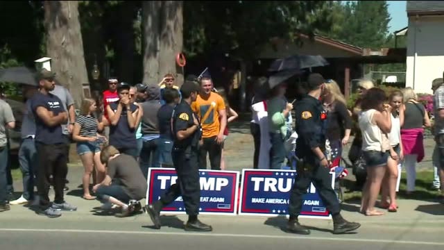 Trump campaign hasn't paid Whatcom County for rally security costs