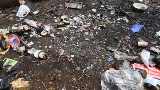 Pierce County cleans up '35 tons' of waste at homeless encampment, sheriff's department says