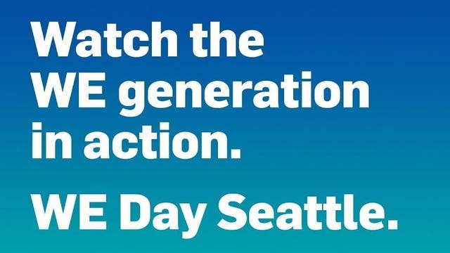 WATCH LIVE: WE Day Seattle 2018