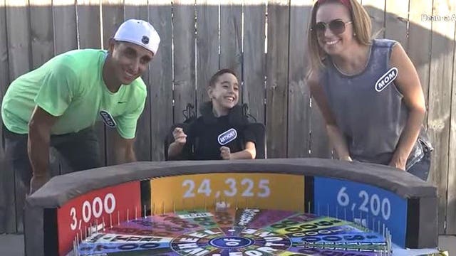 Parents create awesome 'Wheel of Fortune' costume for son in wheelchair