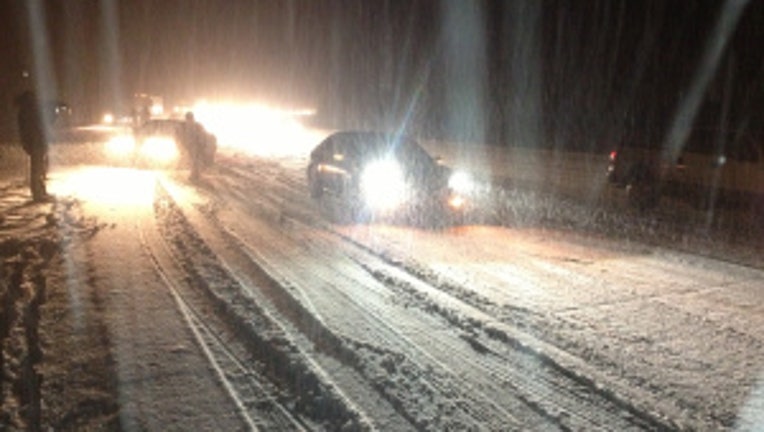 Snoqualmie Pass snow