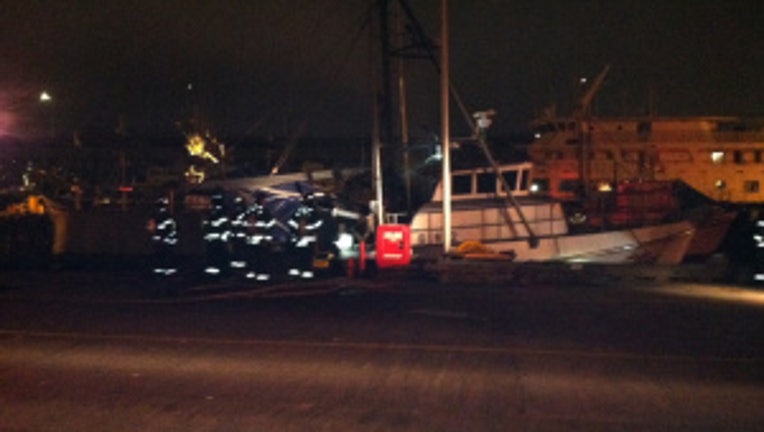 ballard boat fire