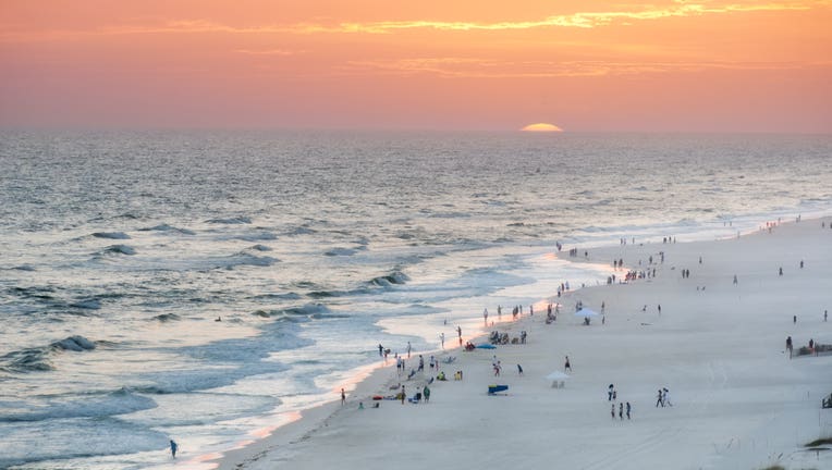 Sunset  At The Beach