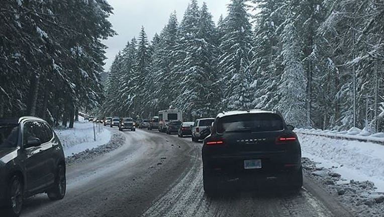People rush to Mt. Hood after fresh dumping of snow; more expected
