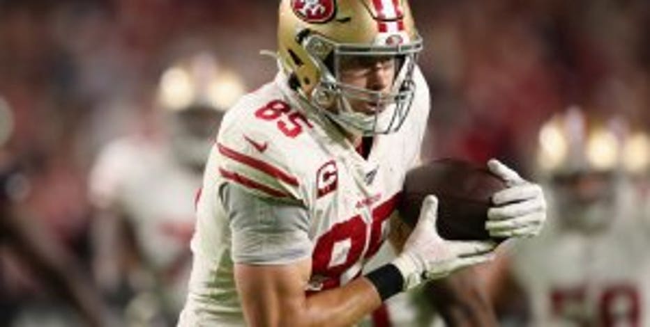 Download George Kittle Jersey 85 Wallpaper