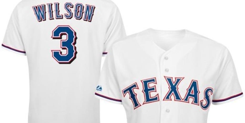 Rangers to sell Russell Wilson jerseys, T-shirts