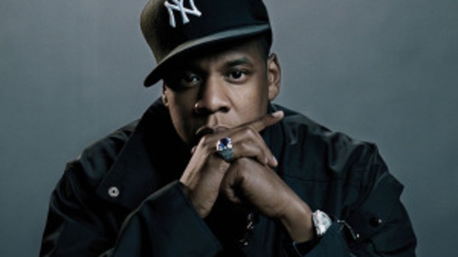 Photo: Jay Z performs at City Hall where New York Yankees are