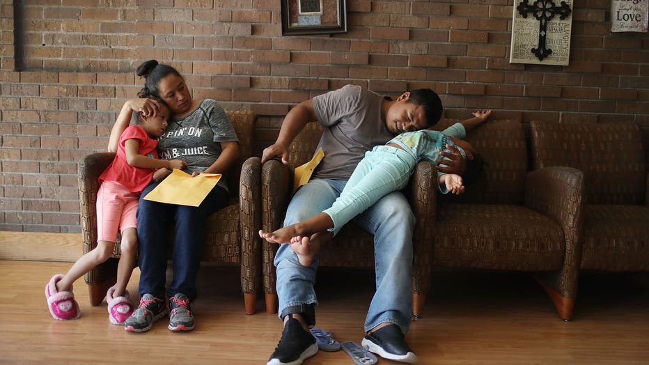 Immigrants Reunited With Their Children After Release From Detention In TX