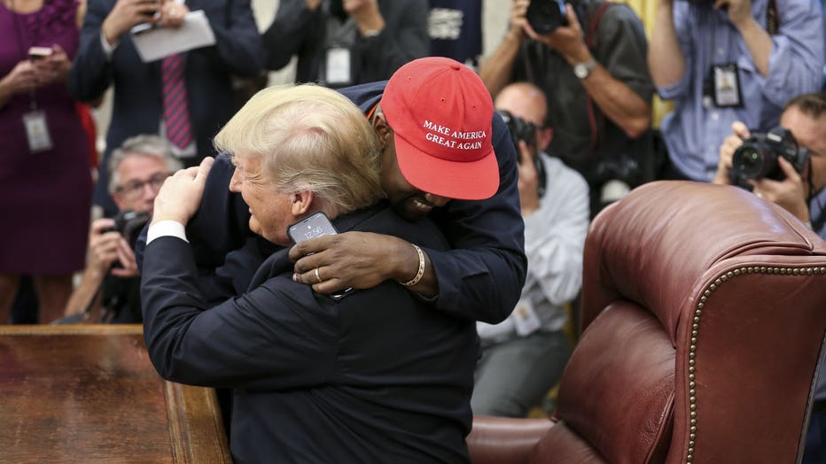 President Trump Hosts Kanye West And Former Football Player Jim Brown At The White House