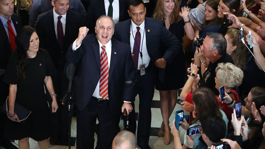 Rep. Steve Scalise (R-LA) Back On Capitol Hill For First Time Since Baseball Field Shooting