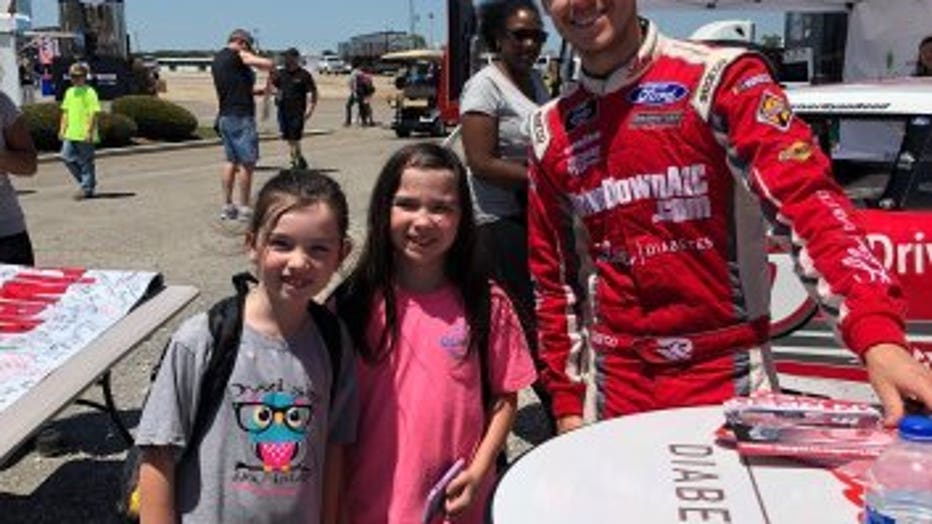 10 year old doesn t let diabetes slow her down on the race track