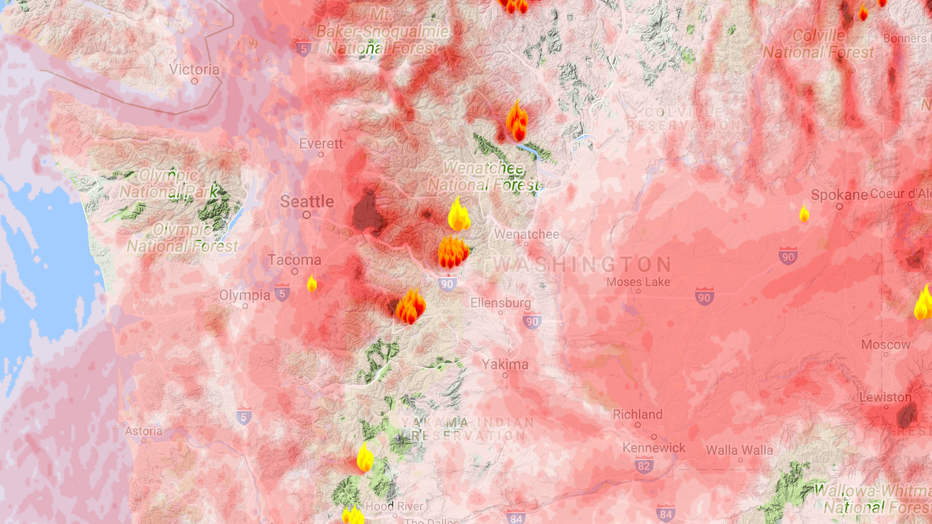 Washington wildfires 2017