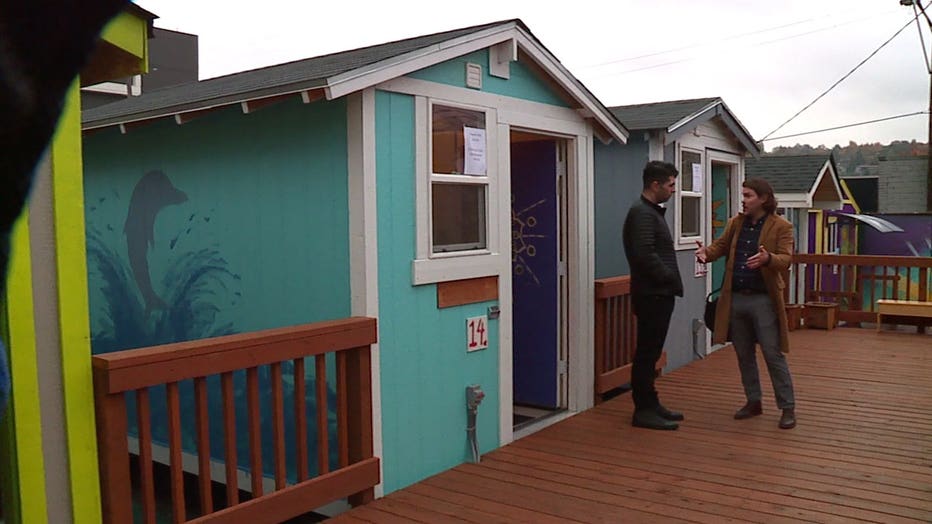 New tiny house village opens in south Lake Union neighborhood