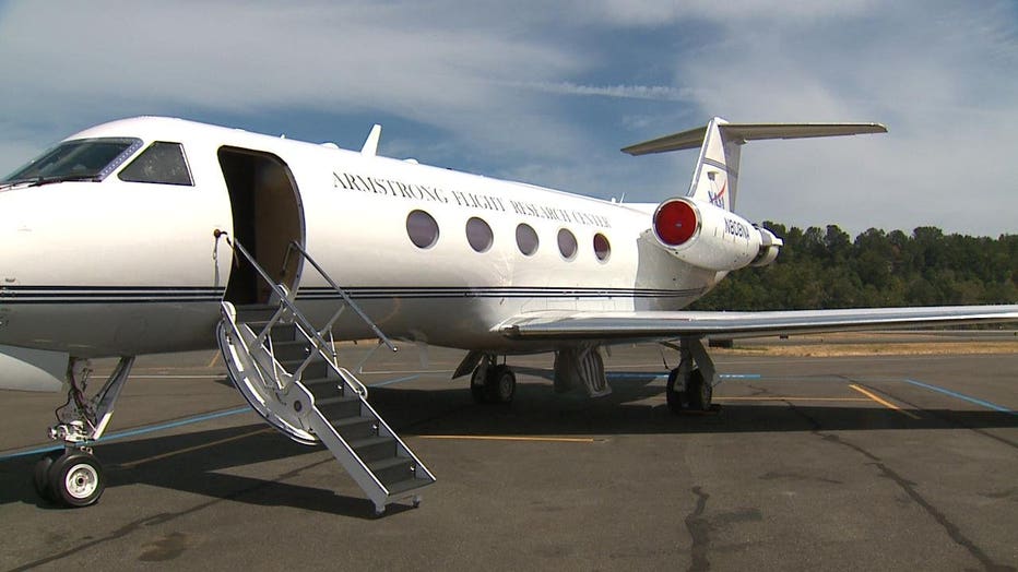 NASA plane eclipse