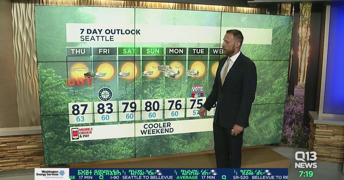 Cooler weekend ahead | FOX 13 Seattle
