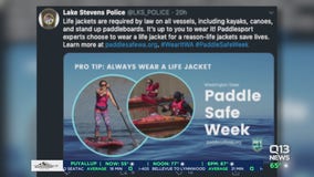 Police spread water safety awareness as Washingtonians flock to lakes and rivers