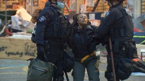 Demonstrators insist message eclipses CHOP