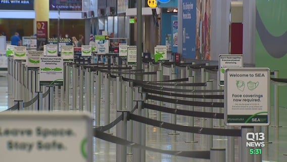 Seattle-Tacoma International Airport reports slight increase in passengers amid pandemic
