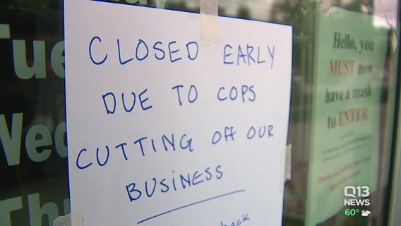 Owners say police presence following CHOP sweep is hurting business