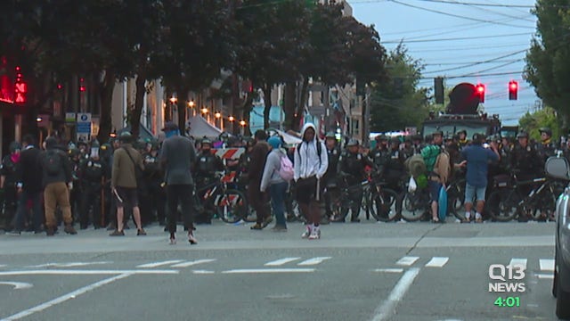 25 more arrested overnight near former CHOP zone after clashes with police