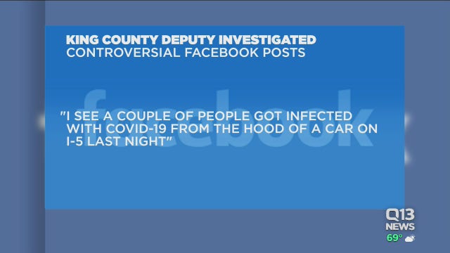 Detective on leave over Facebook posts about Seattle protest