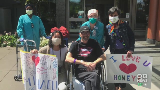 70-year-old COVID-19 survivor making strides in recovery