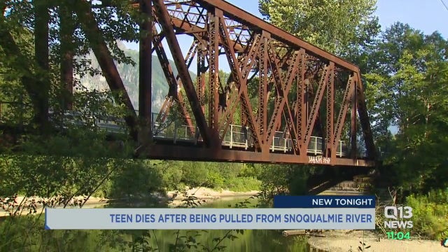 Teenager dies after jumping off trestle bridge into Snoqualmie River