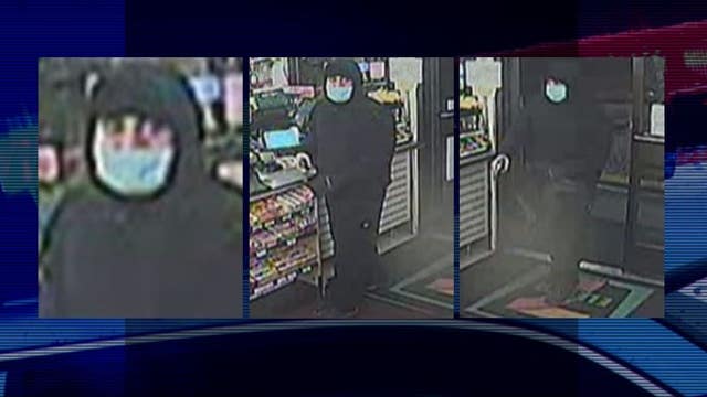 Help ID nervous armed store robber who frighteningly fired shot at start of his heist