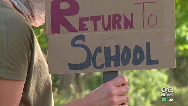 Parents to Pierce County Health Director: 'Let our kids go to school!'