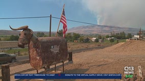 Evans Canyon Fire in central Washington destroys 5 homes; evacuation orders issued for hundreds in the area