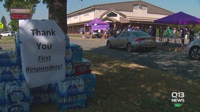 Sumner-Bonney Lake donates 'overwhelming' amount of goods to help families impacted by Sumner Grade Fire