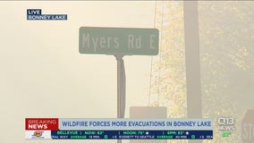 Sumner Grade fire triples in size, forces more evacuations