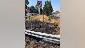 Troopers arrest man for lighting grass on fire along SR-512 in Tacoma
