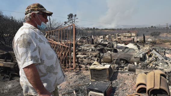California wildfire likely to grow from wind, low humidity