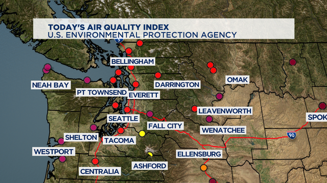 Smoky Sunday, improving conditions on the way