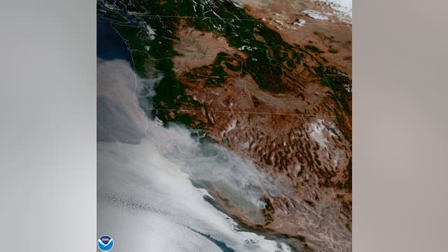 Wildfire smoke will drift into Oregon and Washington overnight Tuesday