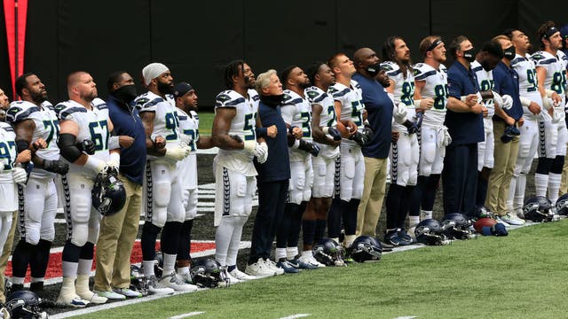 Seahawks, Falcons honor late civil rights icon