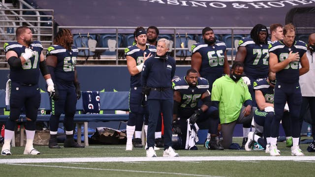 'Sometimes you've got to get coached up:' Seahawks head coach apologizes for mask violation after NFL fines
