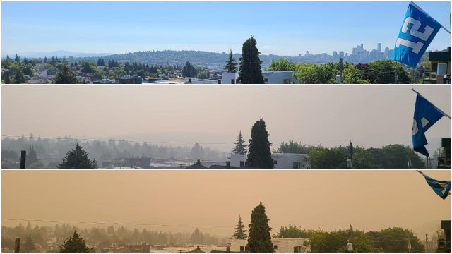 Wildfire smoke brings worst air quality in the world to Seattle, Portland