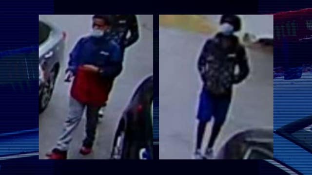 One of two suspects arrested in robbery of delivery driver at gunpoint, stealing car with baby seat in back