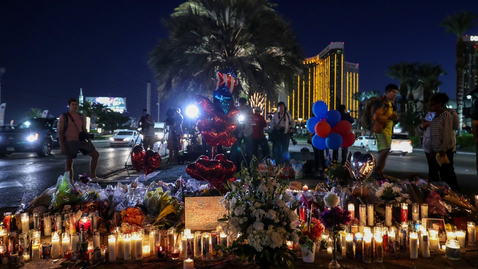 Memorial for Las Vegas mass shooting victims