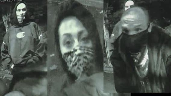 Help ID crew of crooks seen breaking into ATM, stealing from apartment parking garage on Bainbridge Island