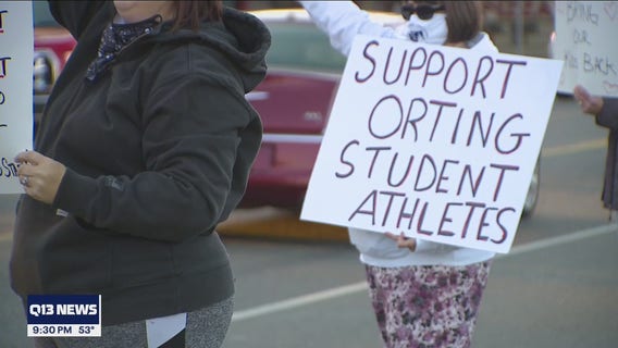 Employees of Orting School District rally to get jobs back after mass furloughs