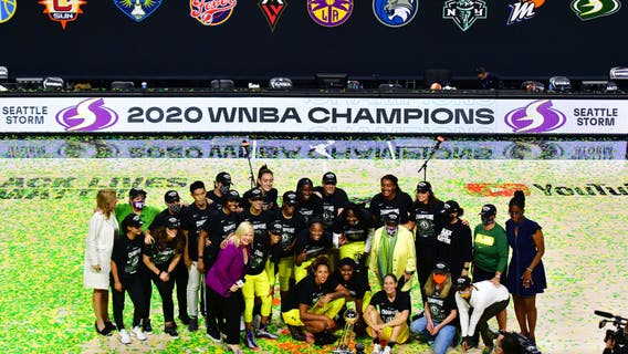 Seattle Storm celebrate fourth WNBA title with virtual rally