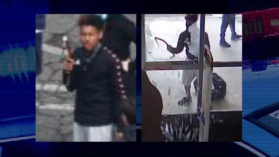 Help ID looting suspect who used ice axe to bust window, steal from downtown Bellevue drug store