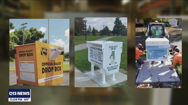 Locally designed ballot boxes collecting votes across the country