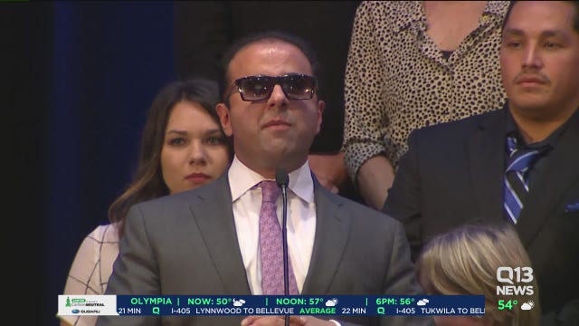 Lt. Gov. Cyrus Habib has been at seminary school in California since September