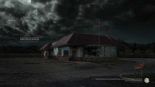 Burger King offering free Whoppers to people who pass competitors' abandoned restaurants: 'Scary places'